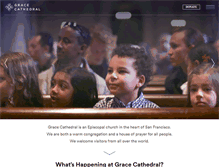 Tablet Screenshot of gracecathedral.org